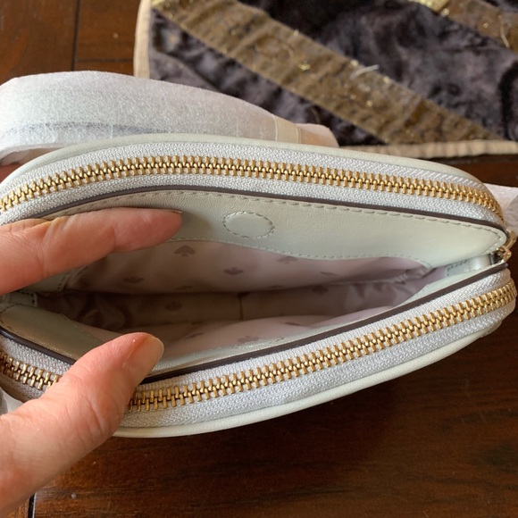 ⛔️SOLD⛔️Authentic Kate Spade Quilted leather Crosb - Picture 7 of 8